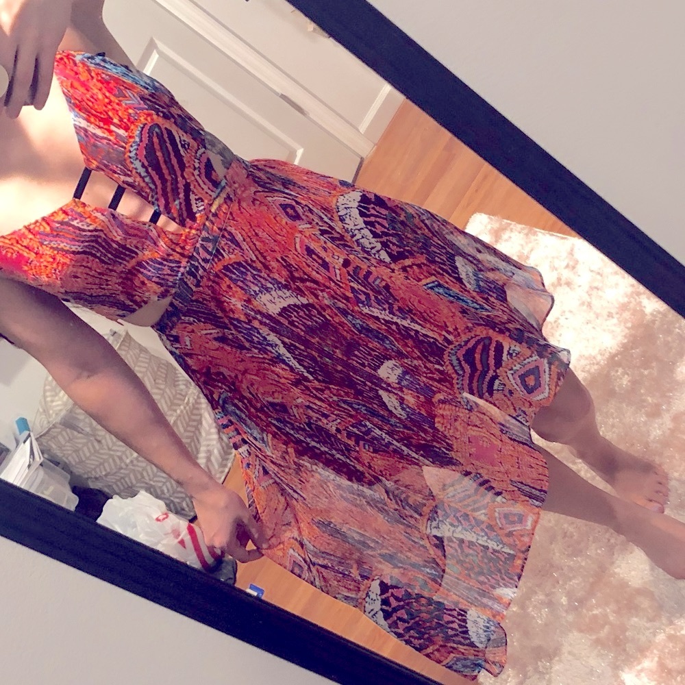 Bebe cutout dress